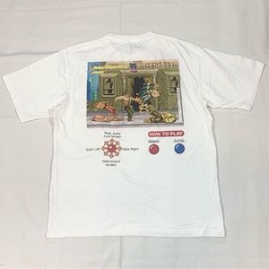 Uniqlo 40th Capcom Adult L Final Fight Arcade Retro Graphic T Shirt Video Game